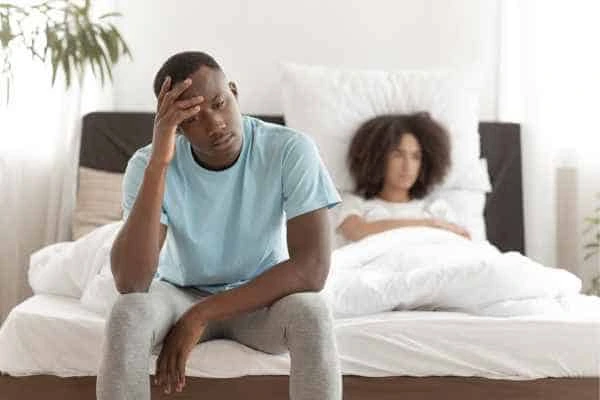 Man upset about ED symptoms West Barnes