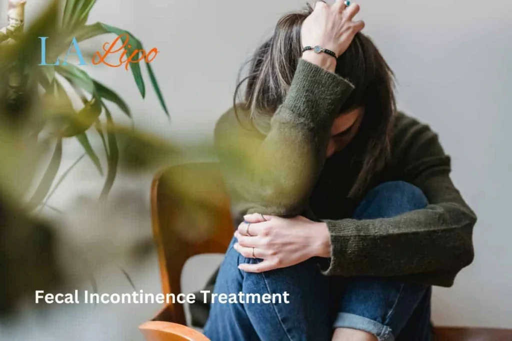 woman worried about fecal incontinence diet West Barnes