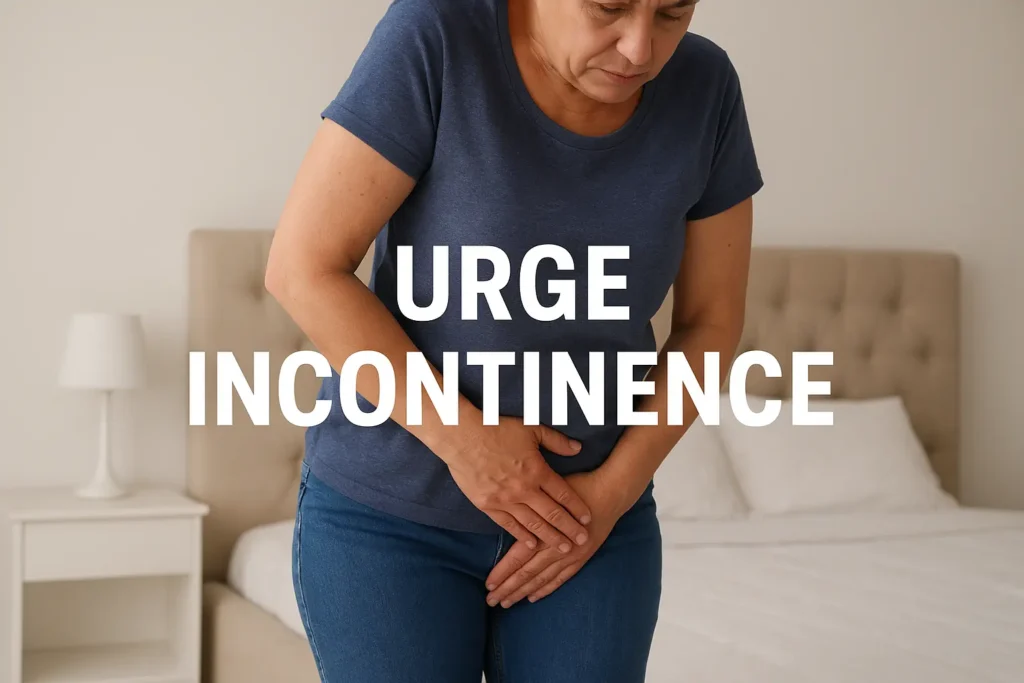 how to manage urge incontinence West Barnes symptoms