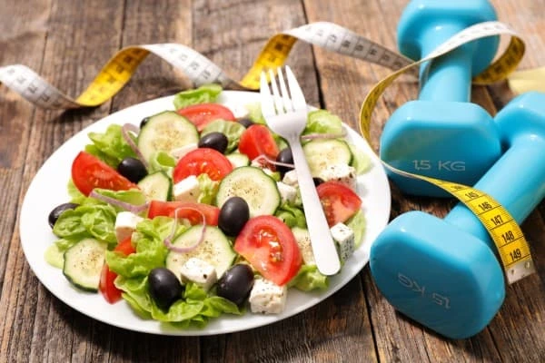 Example of good diet and exercise West Barnes