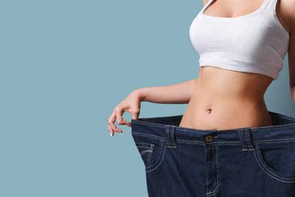 woman after fat reduction treatment West Barnes