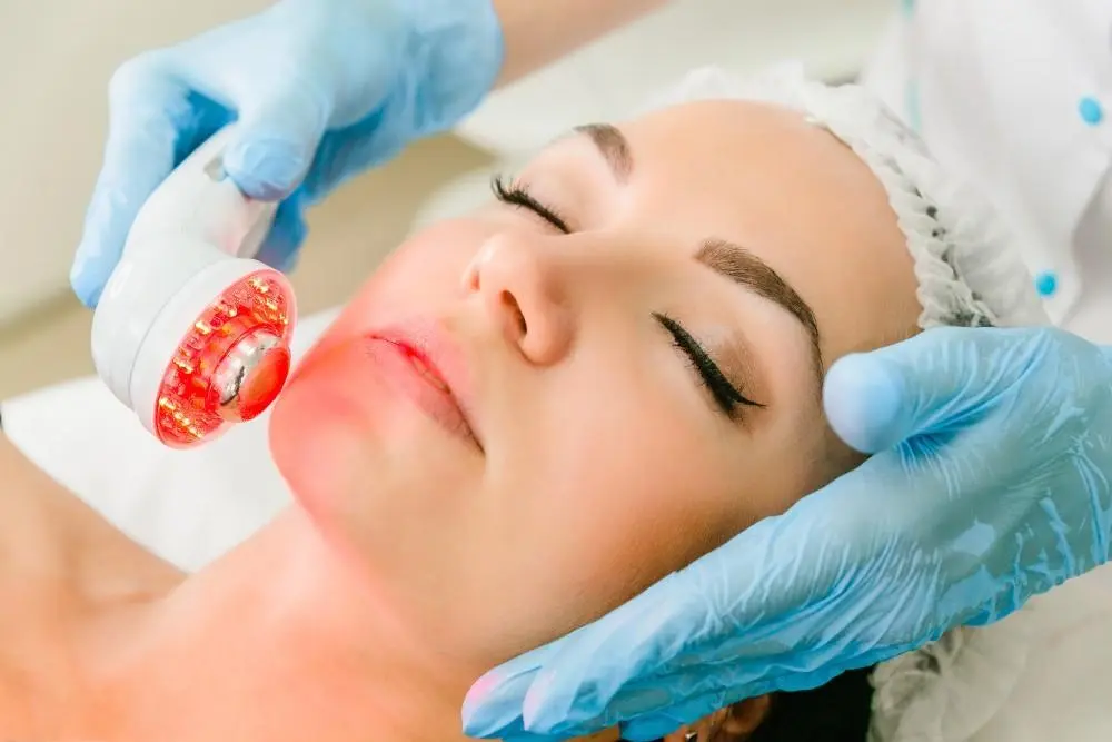 woman having non-surgical Morph8 treatment West Barnes